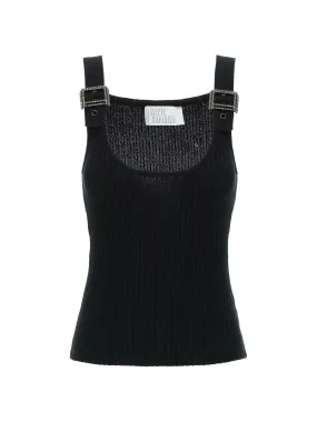Adjustable Strap Knitted Top
