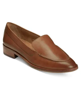 Aerosoles East Side Loafer Dark Tan Leather
