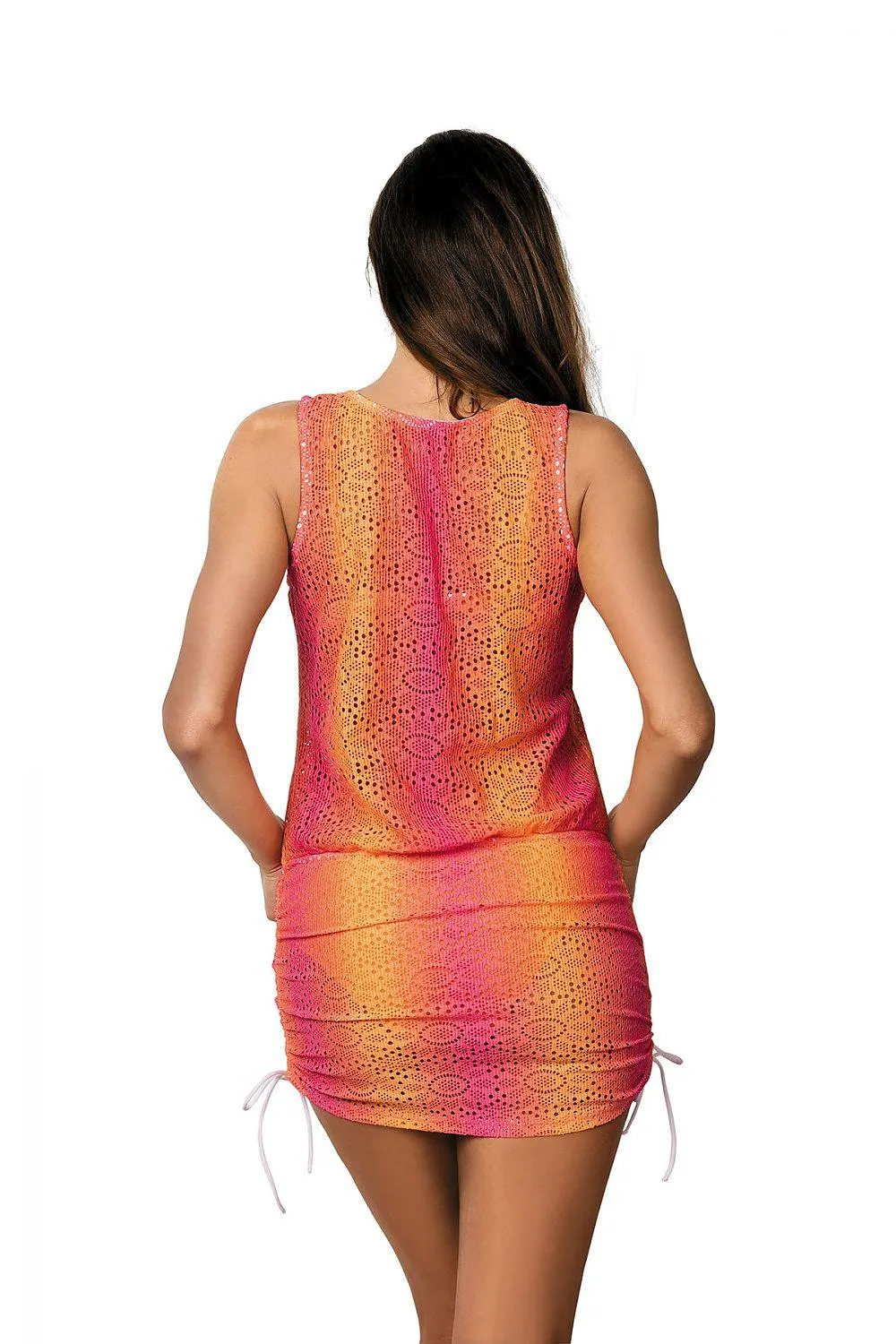 Alluring Adjustable Waist Beach Cover-Up Tunic
