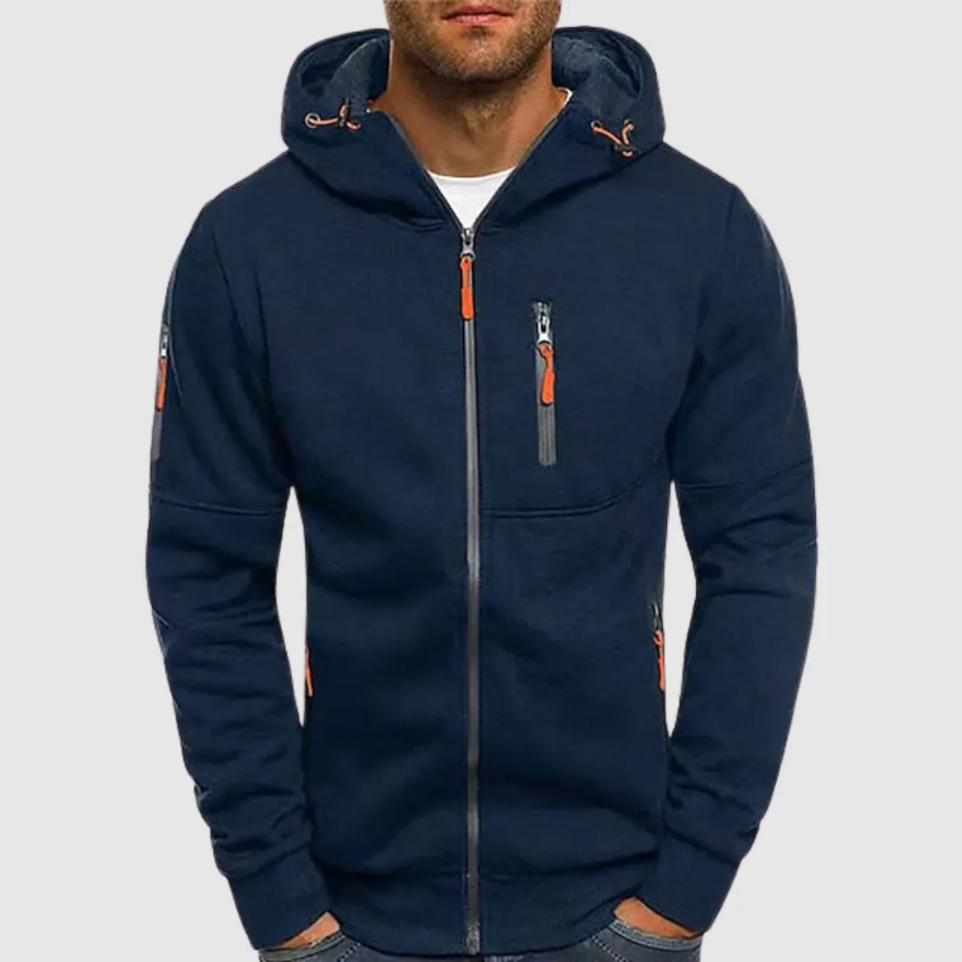 ARCHIE | Relaxed Zip-Up Hoodie