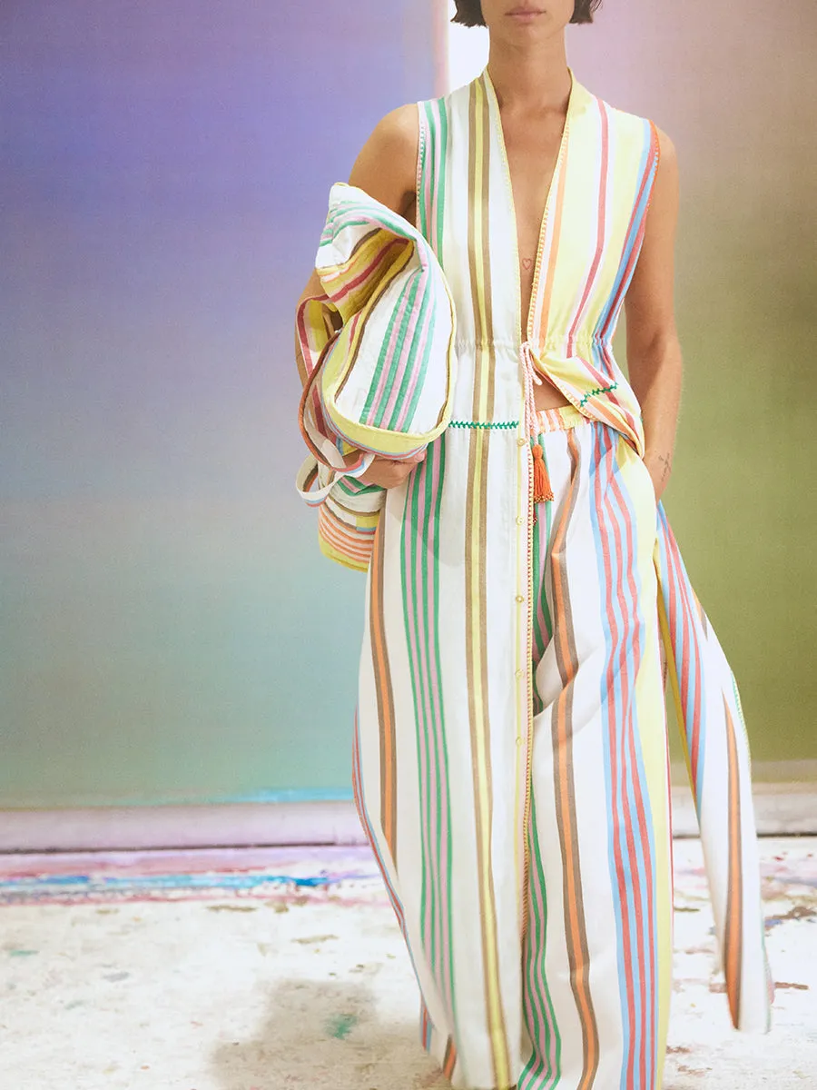 Babylon Dress in Heraklion Stripe