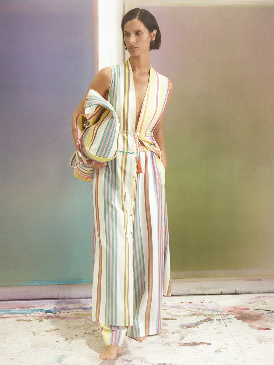 Babylon Dress in Heraklion Stripe
