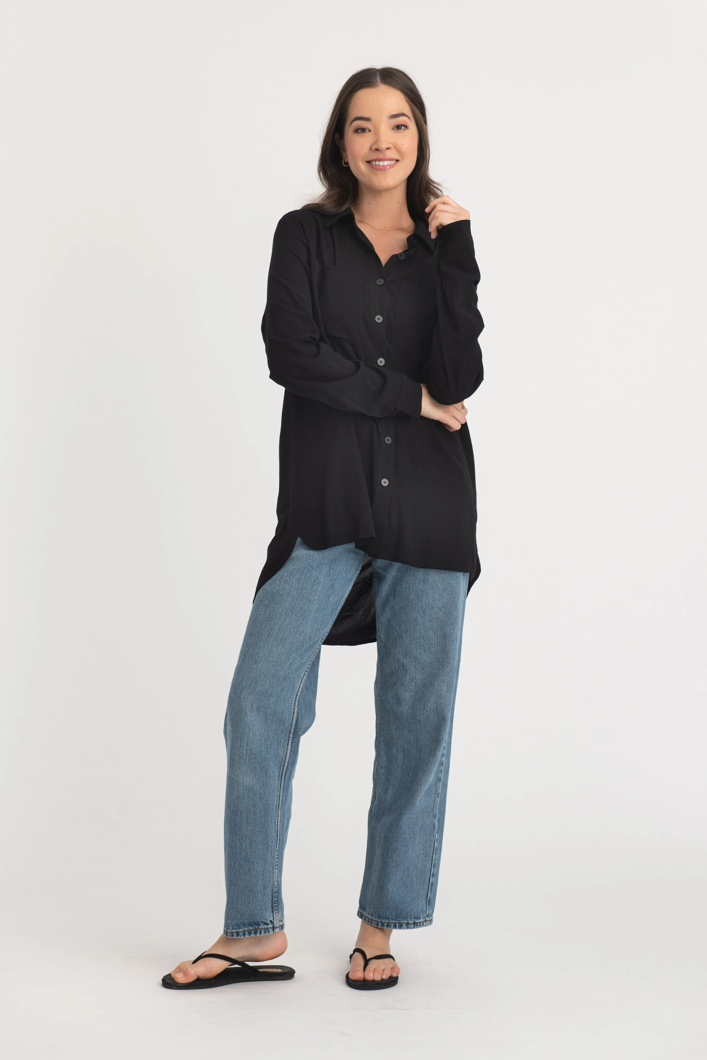 Bailey-Oversize Button-Up