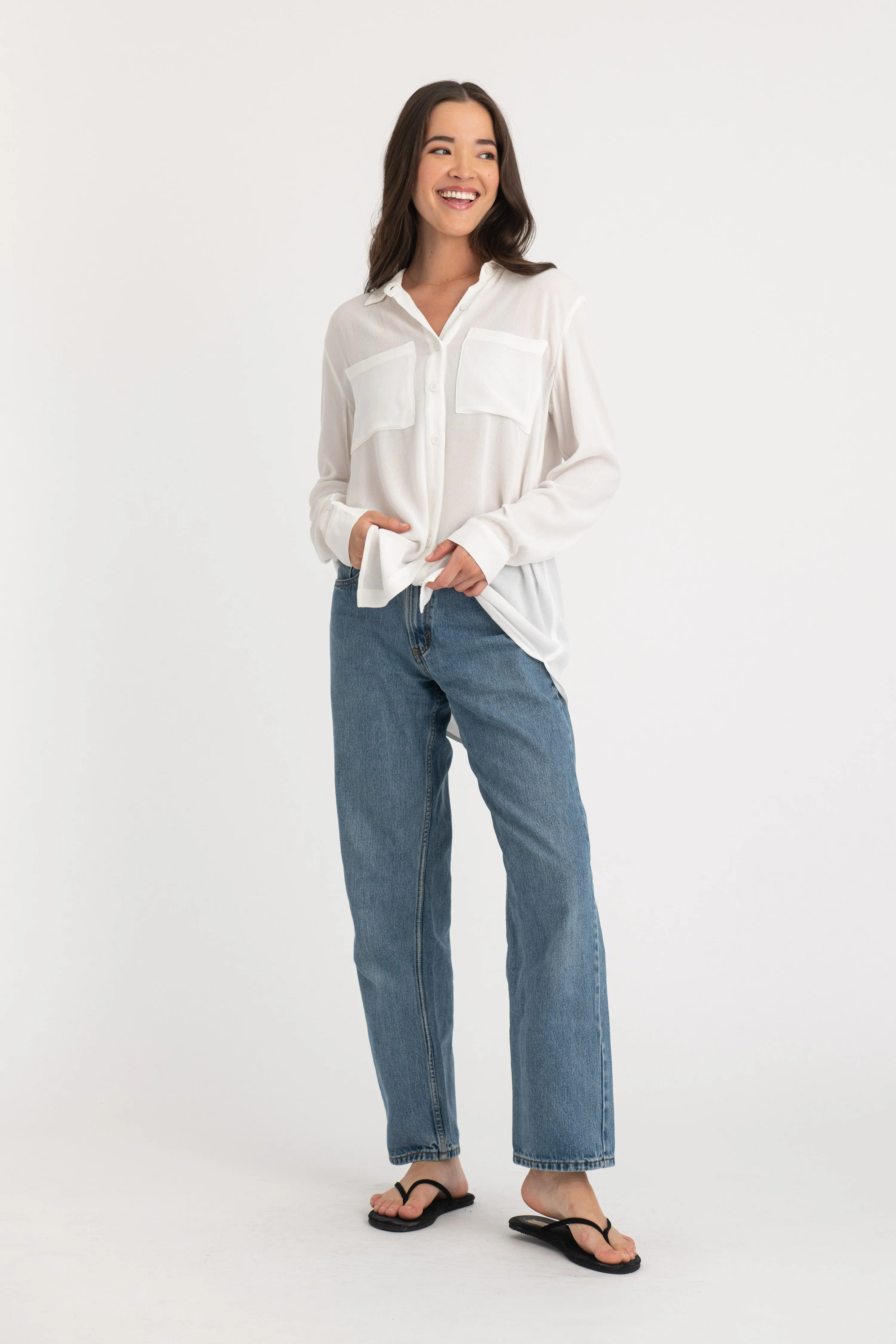 Bailey-Oversize Button-Up