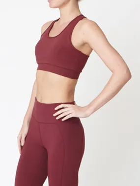Balance Bra Top - Claret