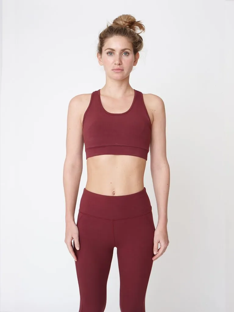 Balance Bra Top - Claret