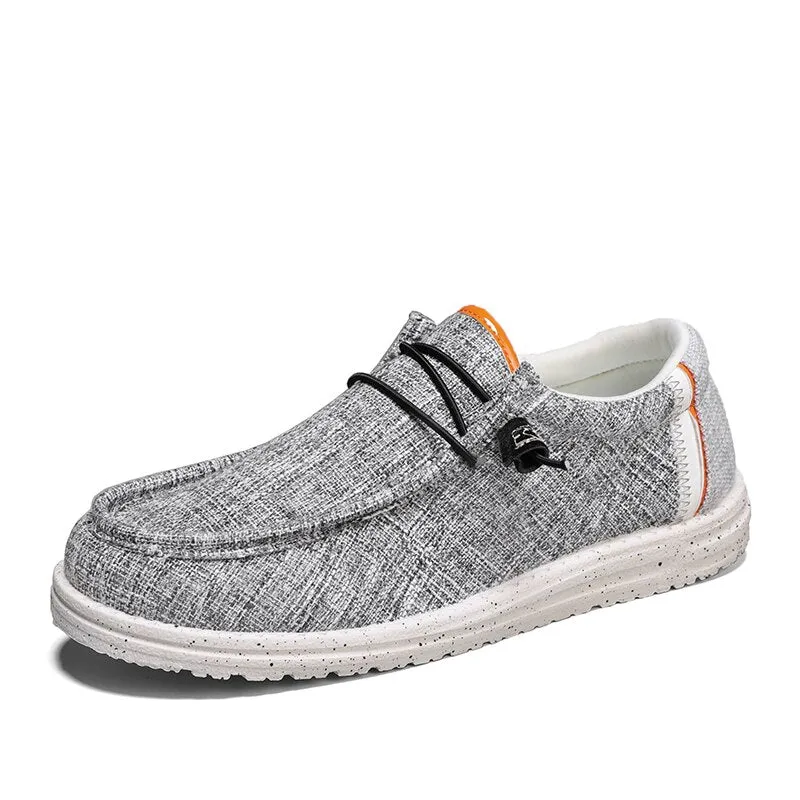 Beach Graphic Lace Up Design Loafers