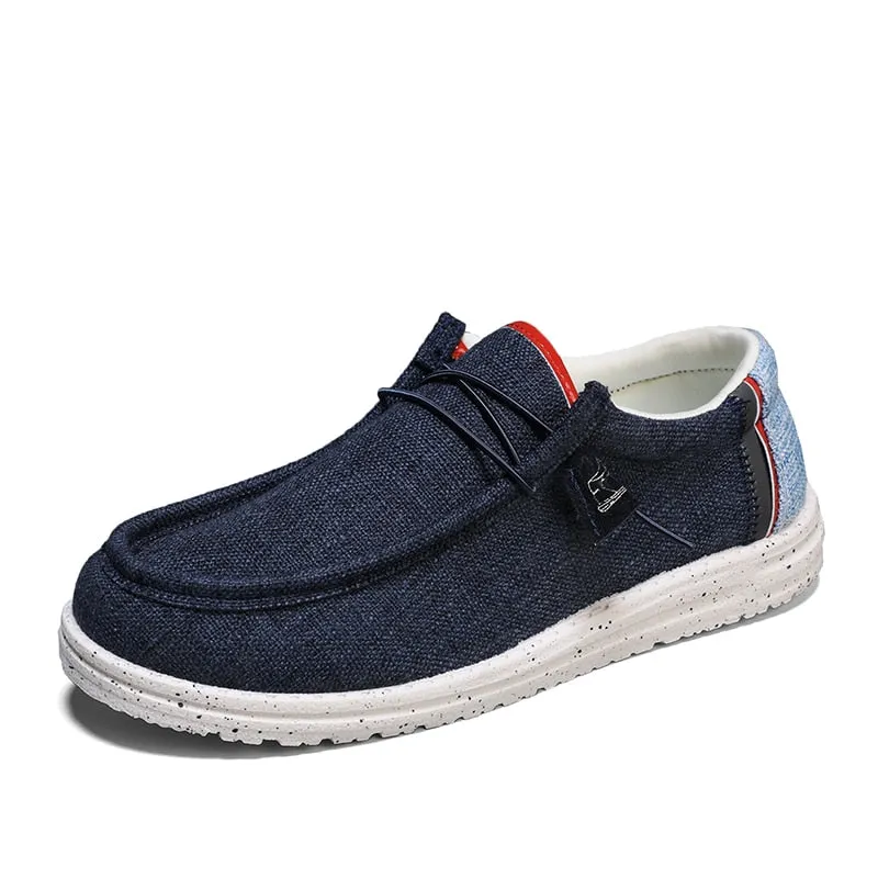 Beach Graphic Lace Up Design Loafers