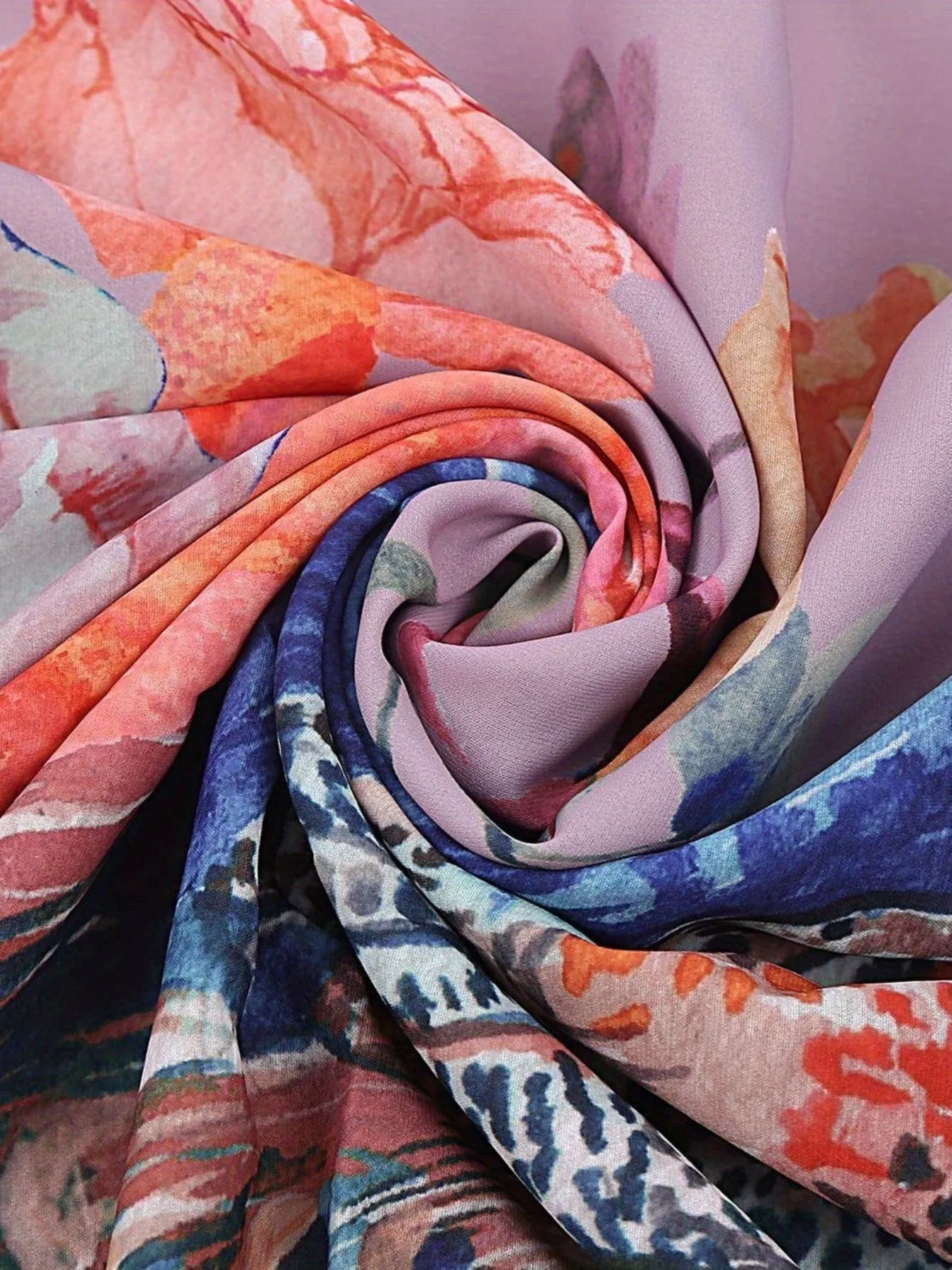 Beach Ready Peacock Print Wrap Robe