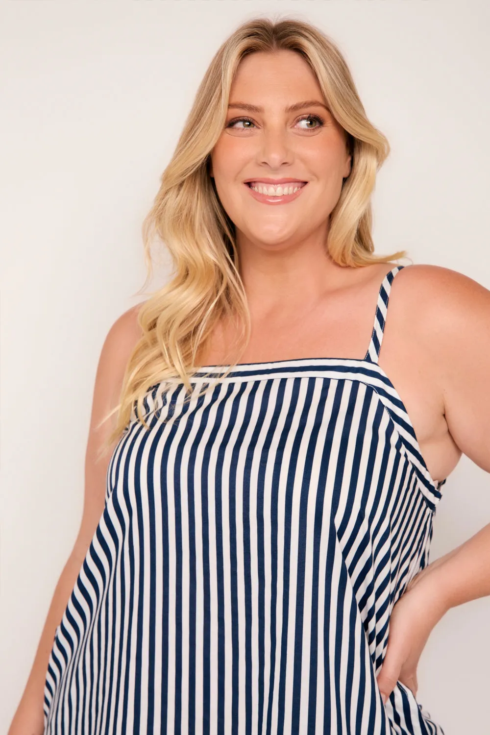 Billie Beach Sundress in Poolside