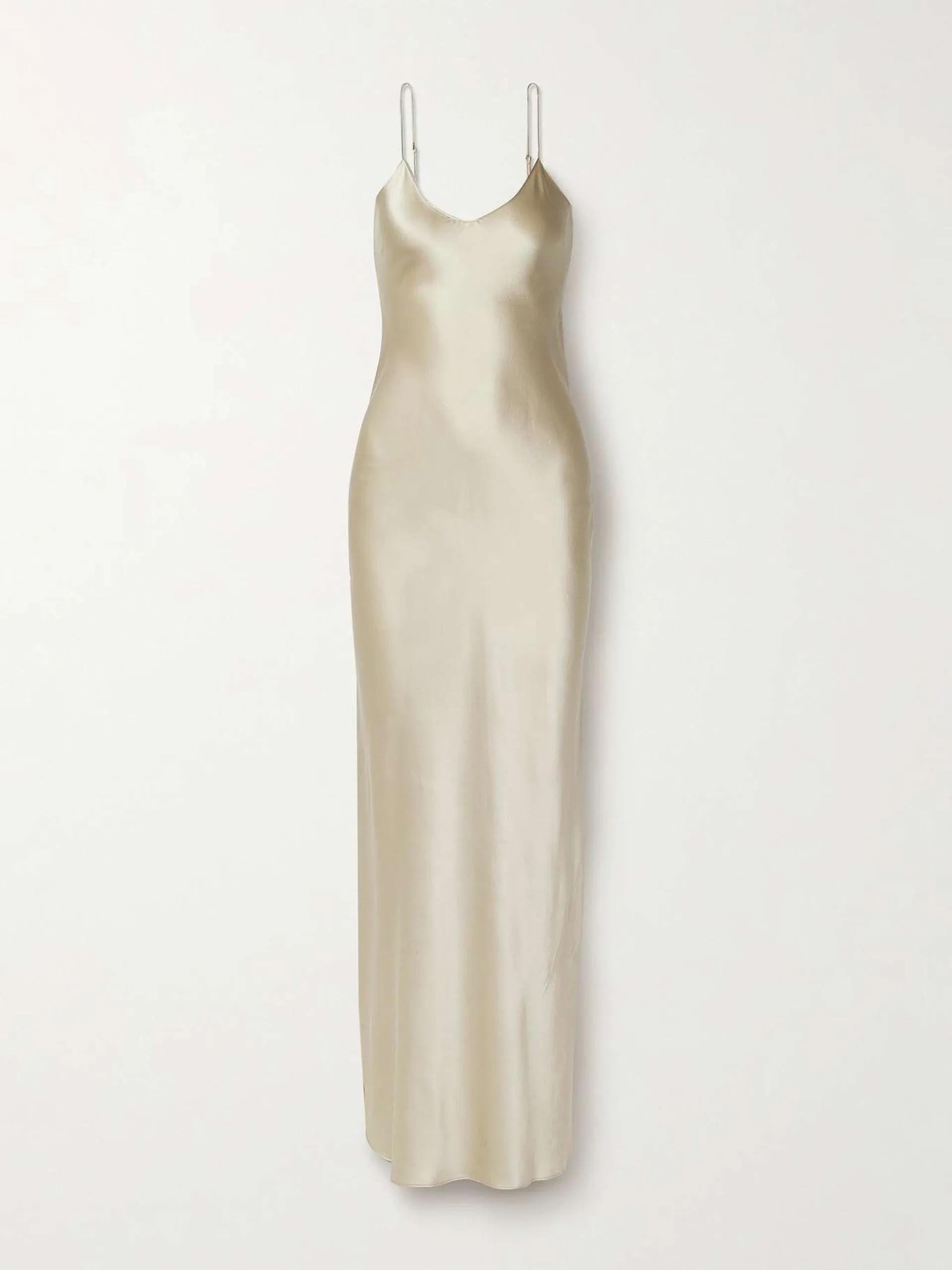 Cami silk-satin gown