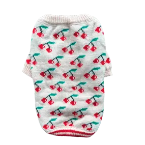 Cherry Pie Shaker Sweater