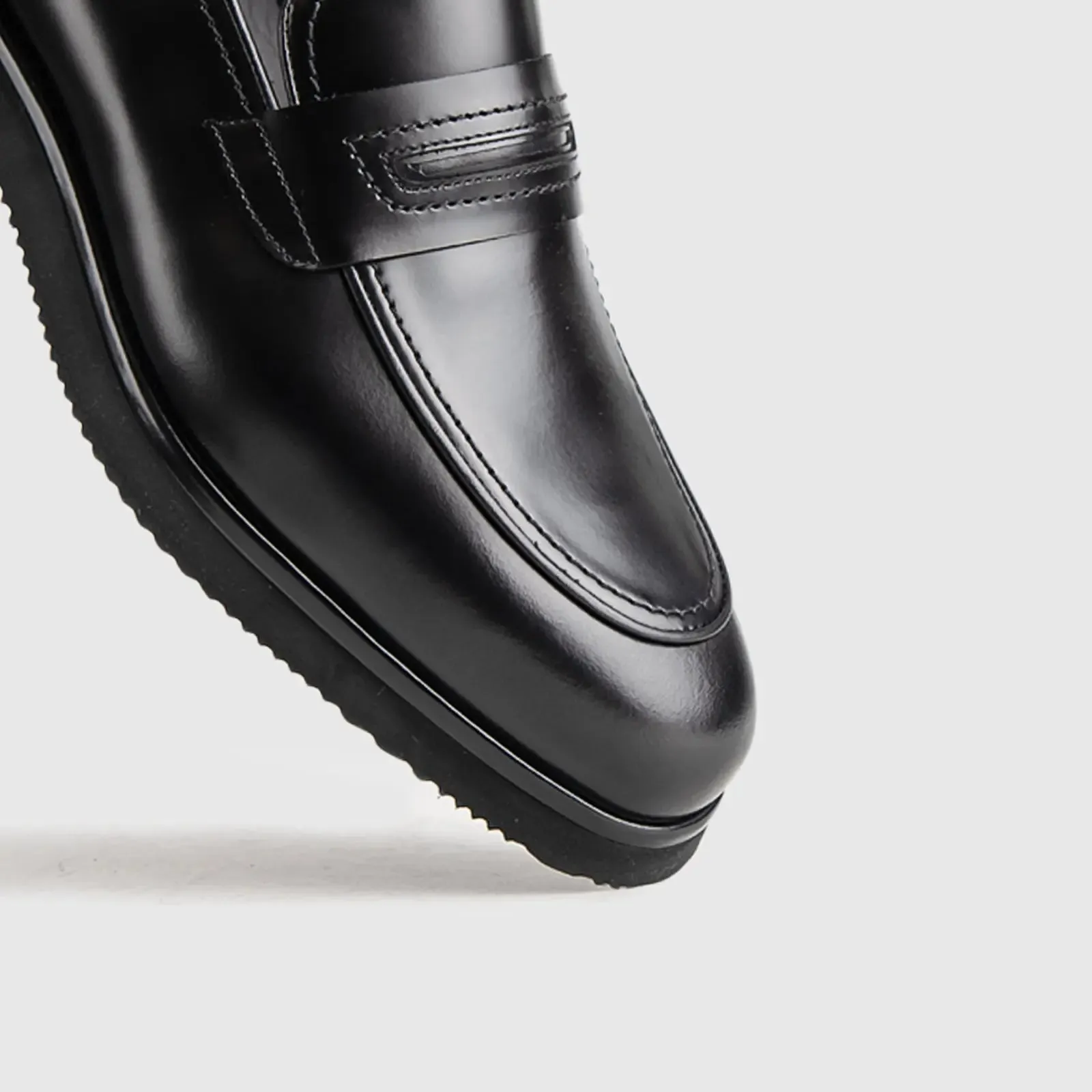 Chunky Sole Dress Loafers TNC 35 Black