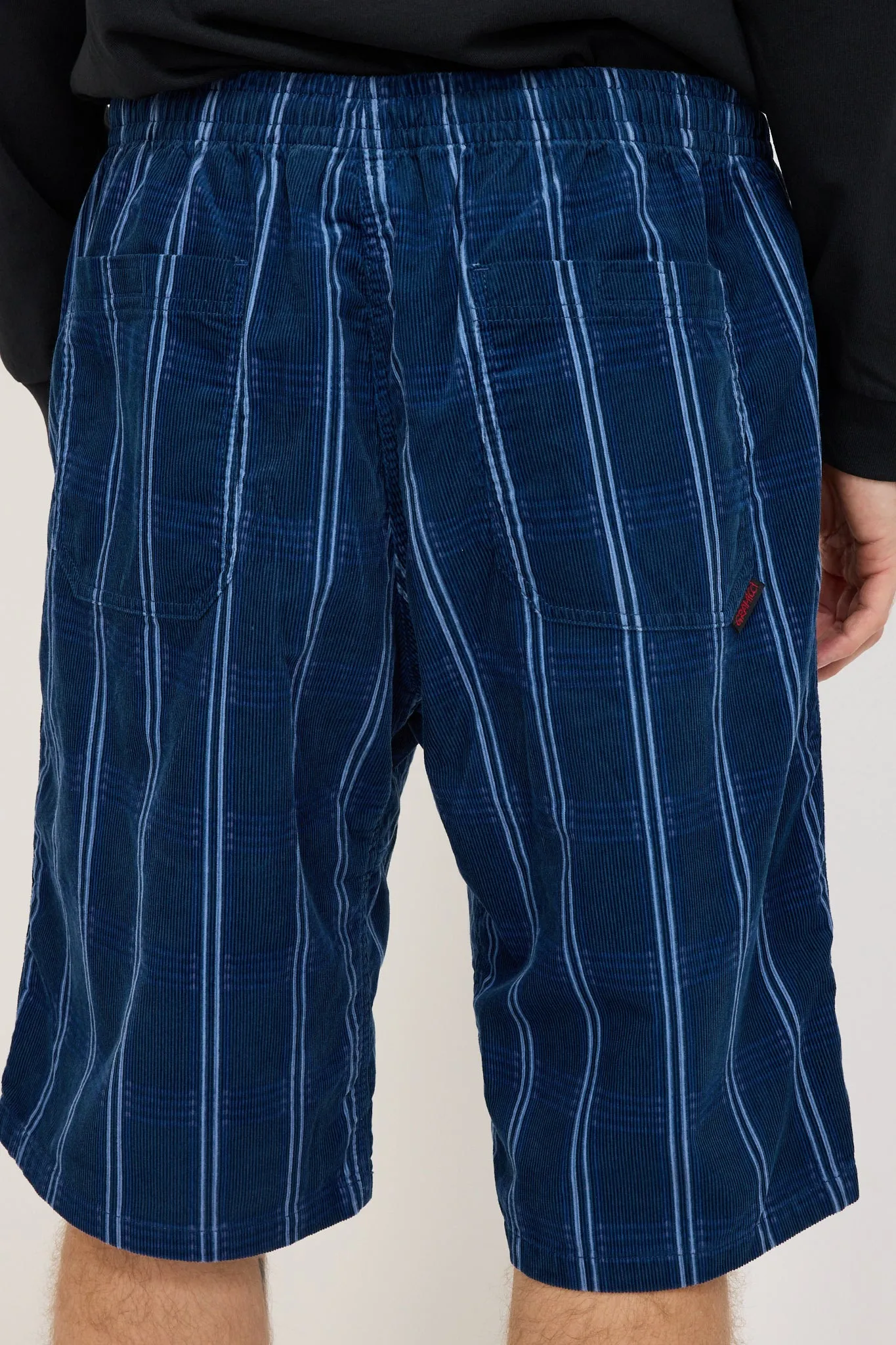 Corduroy Swell Short Navy Check