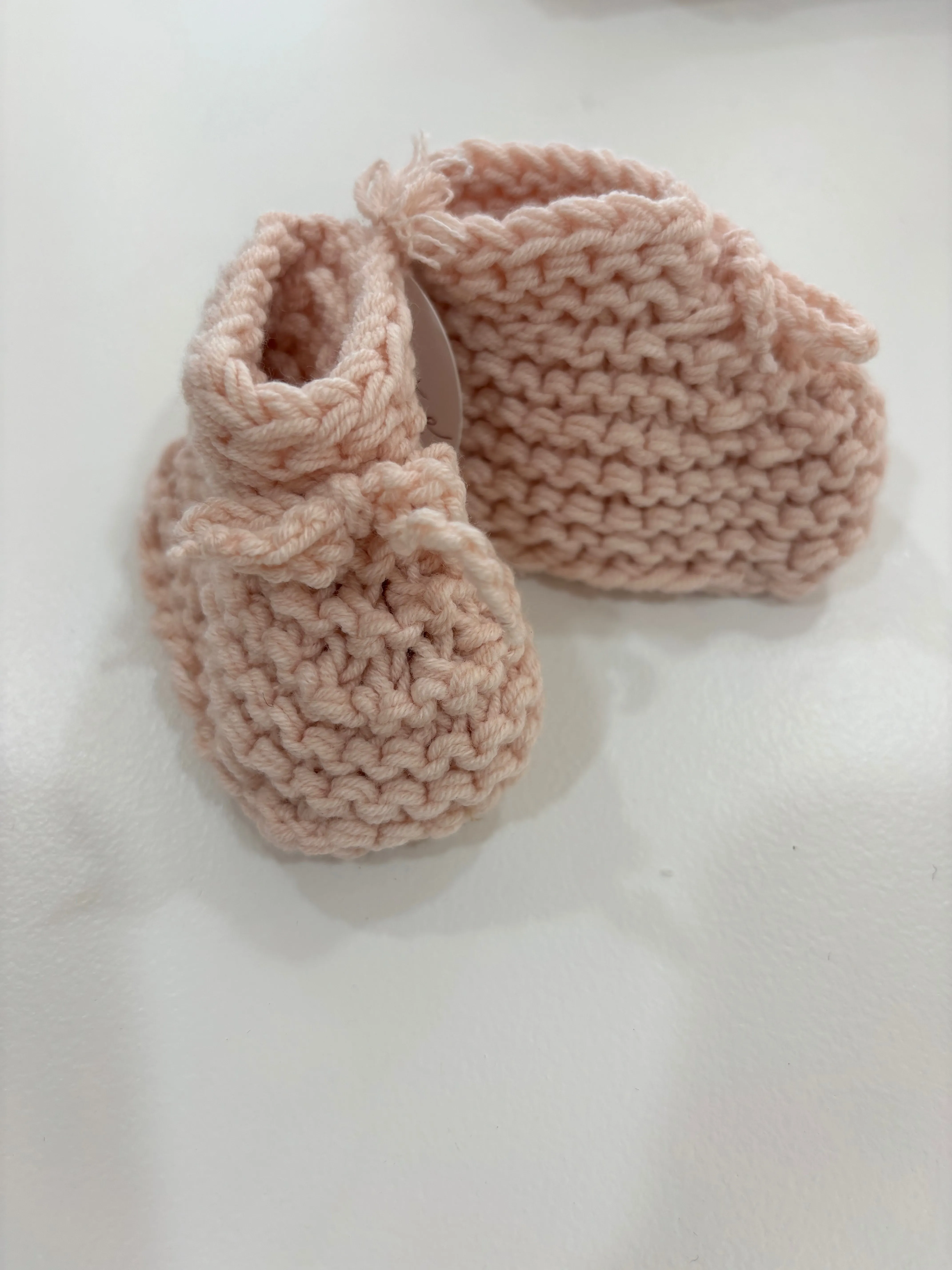 Crocheted Knit Baby Booties