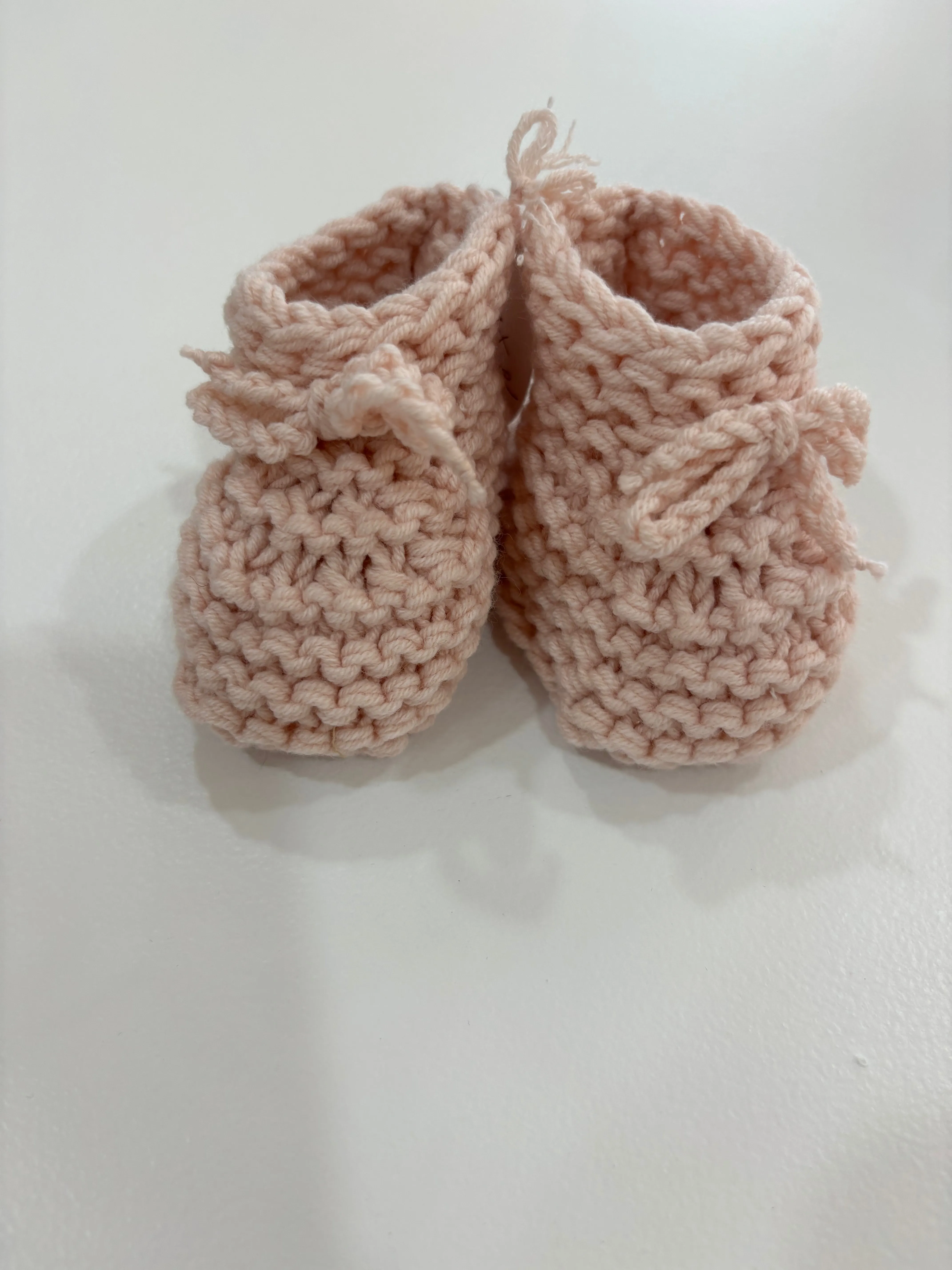 Crocheted Knit Baby Booties