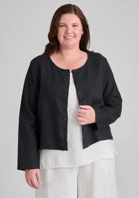 Cute Cardigan - Long Sleeve Linen Blouse