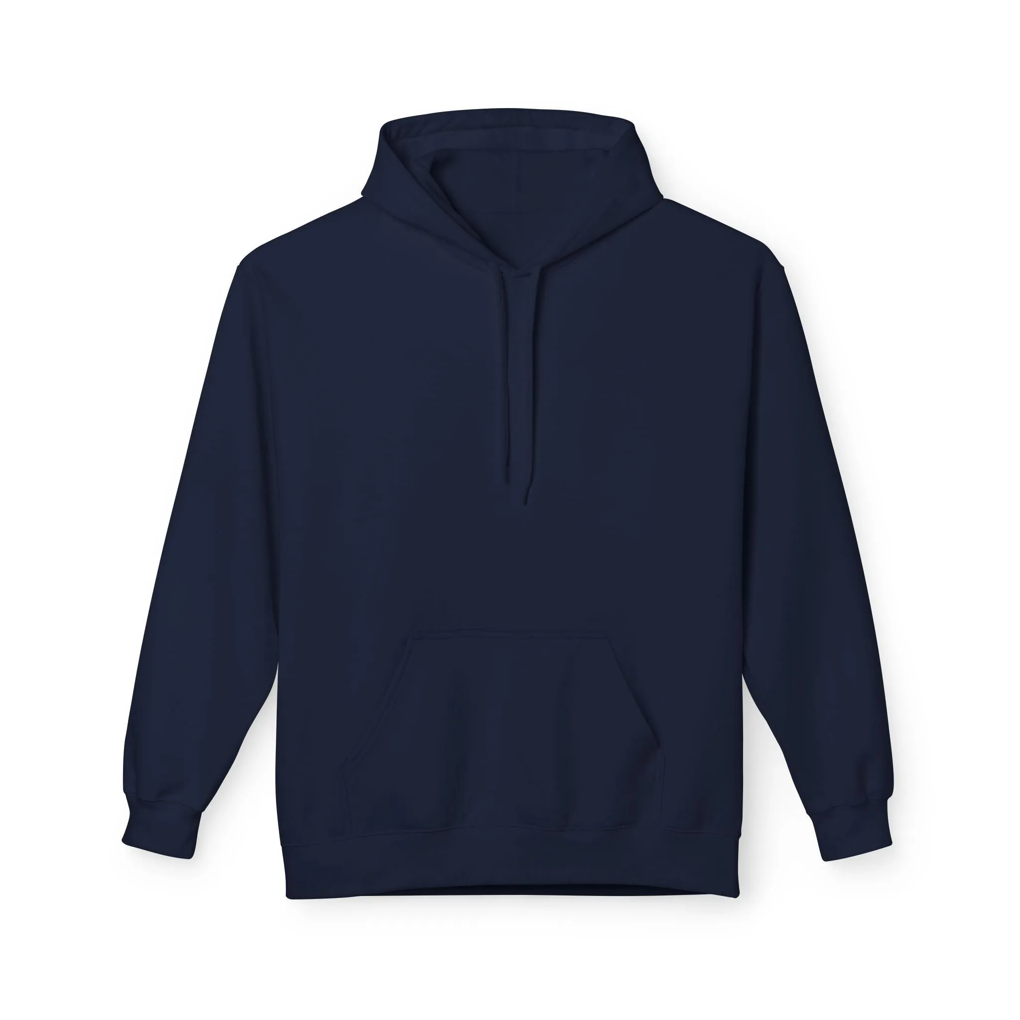 Daisy Unisex Cotton Rich Fleece Hoodie with Arabic Calligraphy - Sabr (White Print)