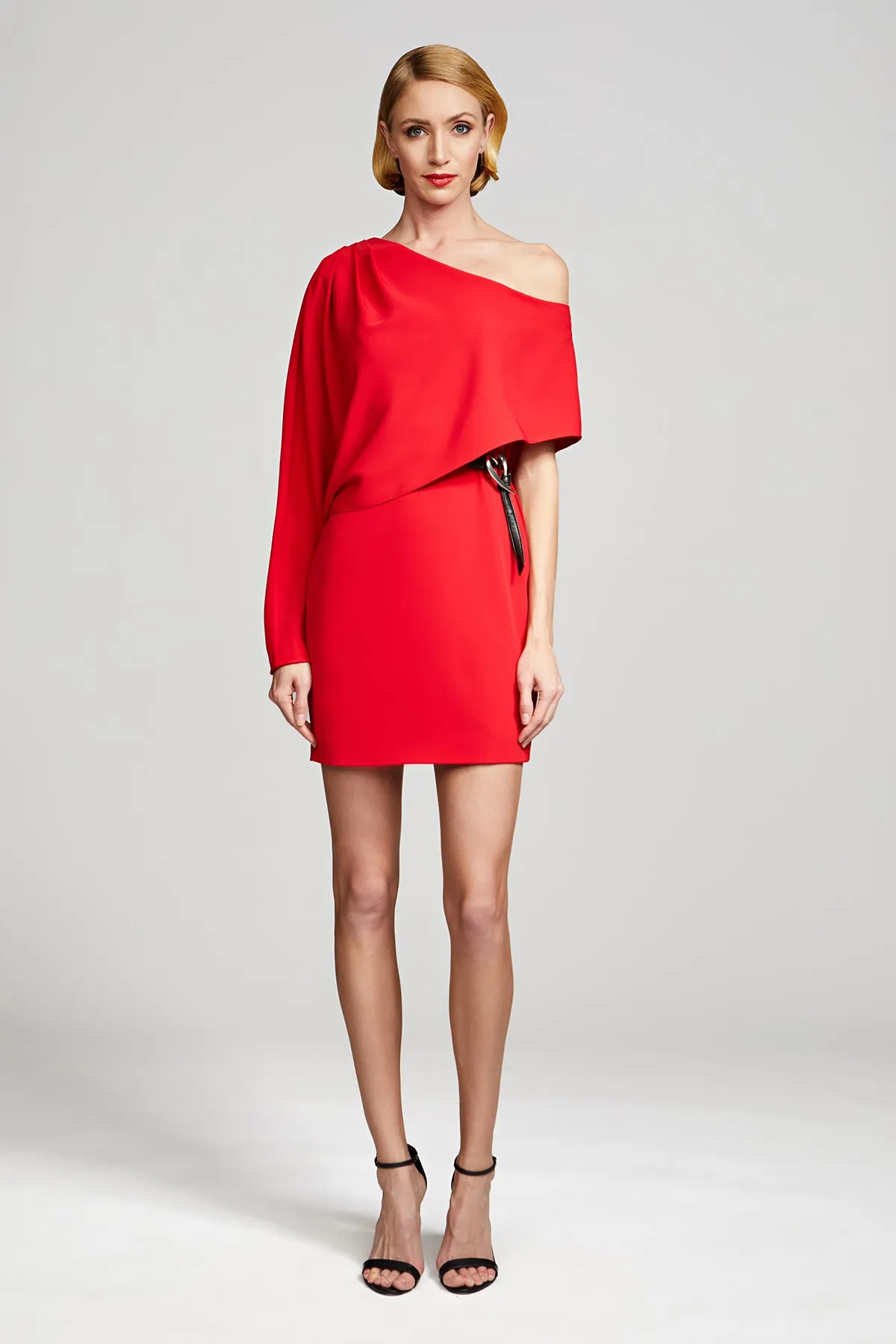 Deja Dress In Crepe Cady