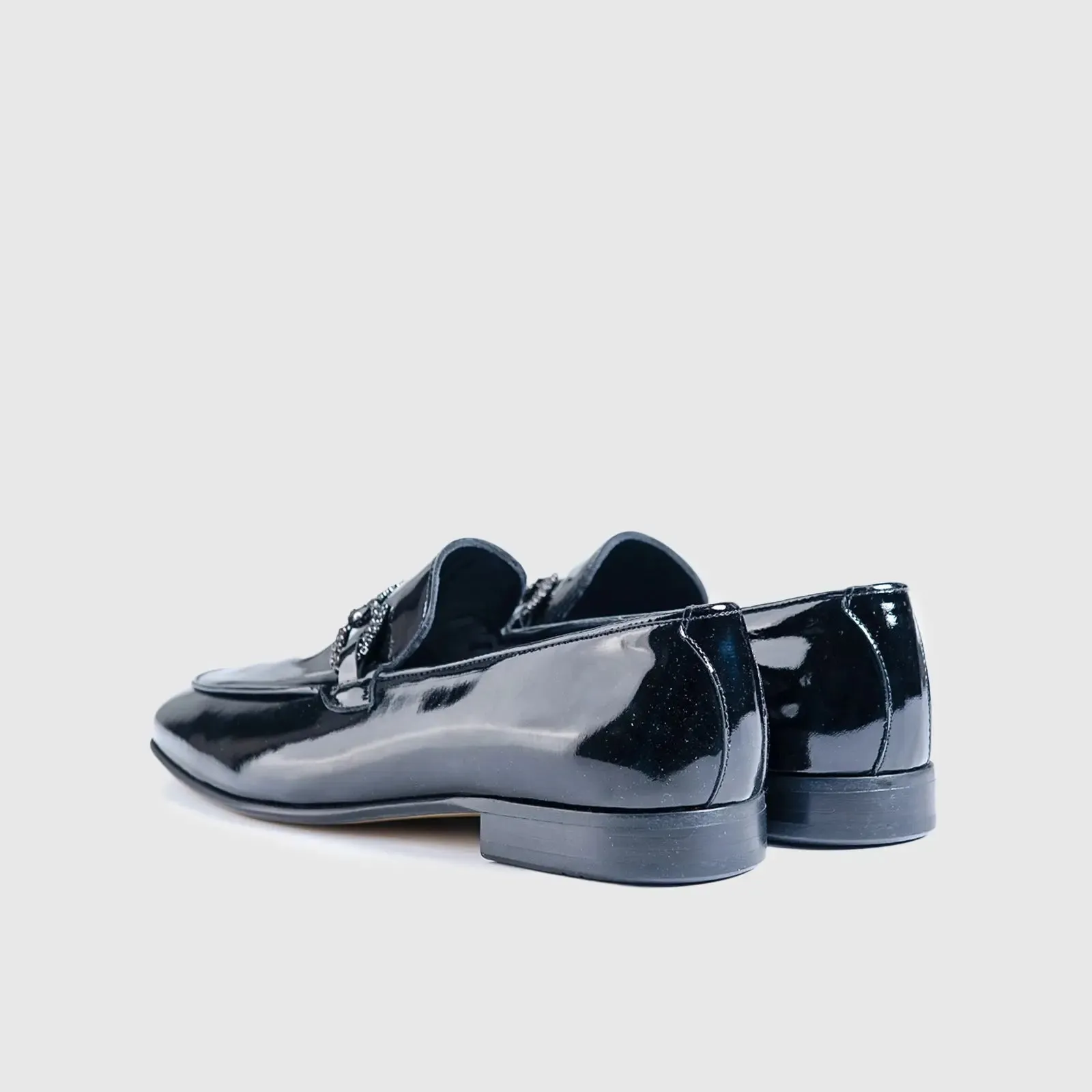 Dress Loafers 8525-1 Black Patent