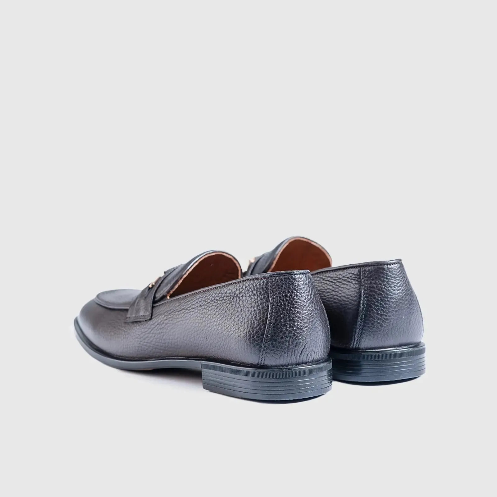 Dress Moccasin Loafers 130-4 Brown