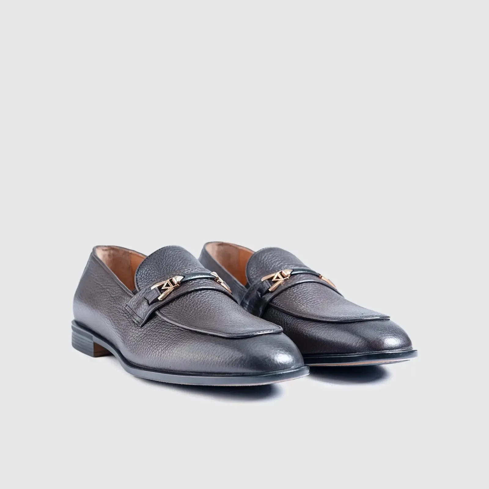Dress Moccasin Loafers 130-4 Brown
