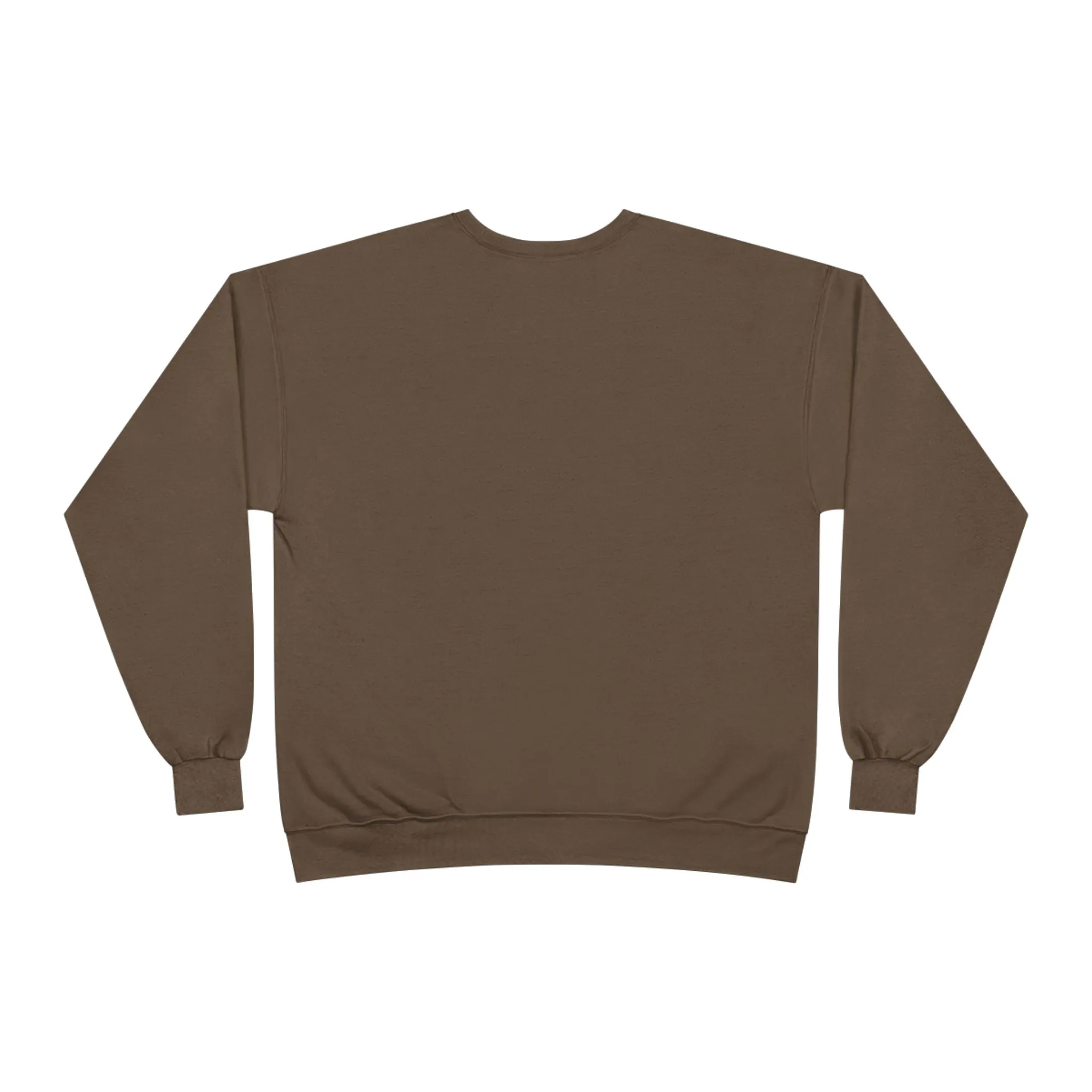 Eco-Friendly Olive and Crescent Arabic Calligraphy Crewneck Pullover Sweatshirt - Sufi