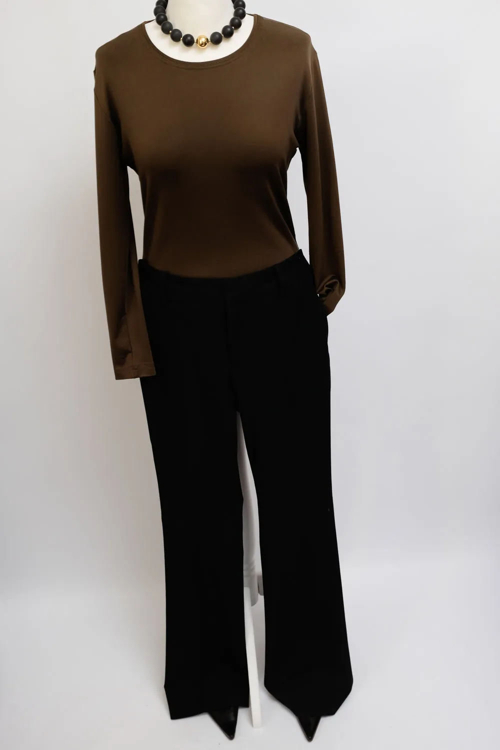ESCADA SILK BROWN LIGHT SWEATER