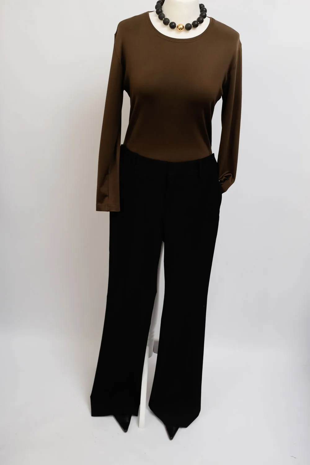 ESCADA SILK BROWN LIGHT SWEATER