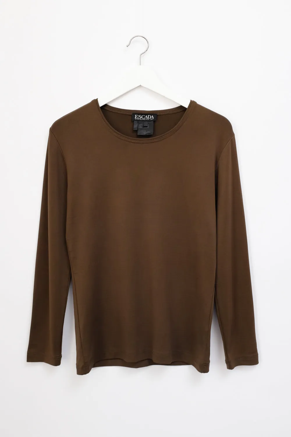 ESCADA SILK BROWN LIGHT SWEATER