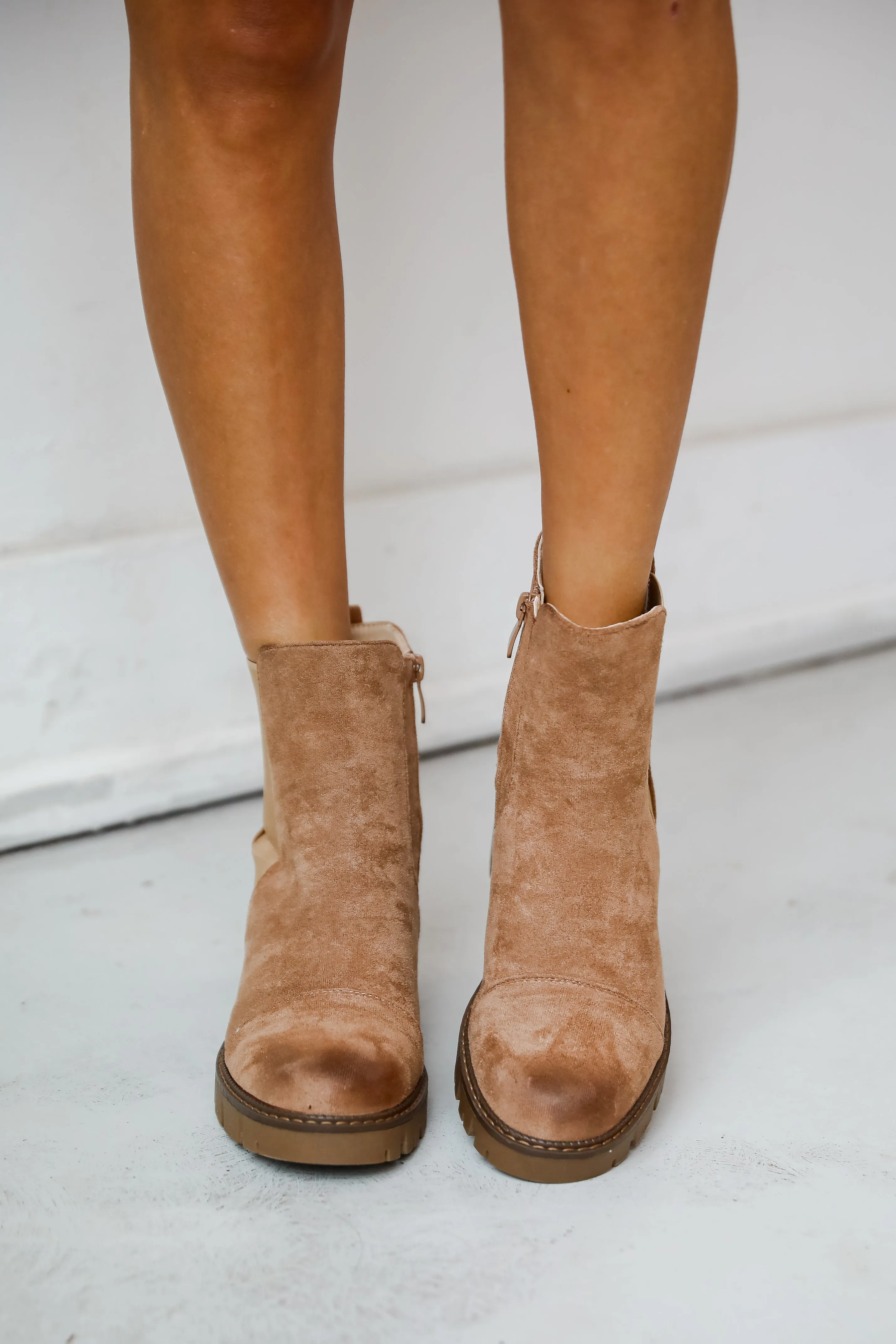 FINAL SALE - March On Taupe Booties