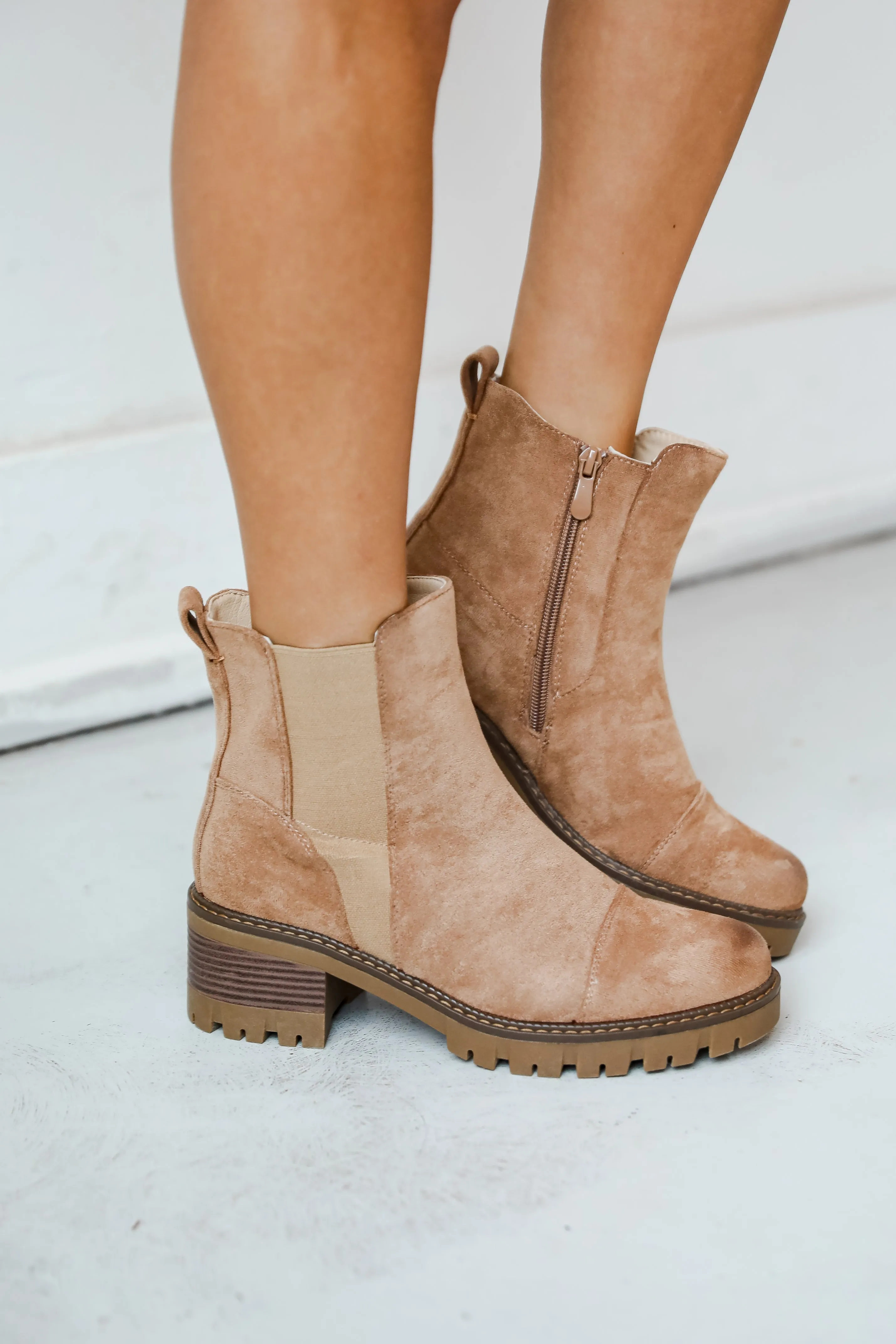 FINAL SALE - March On Taupe Booties