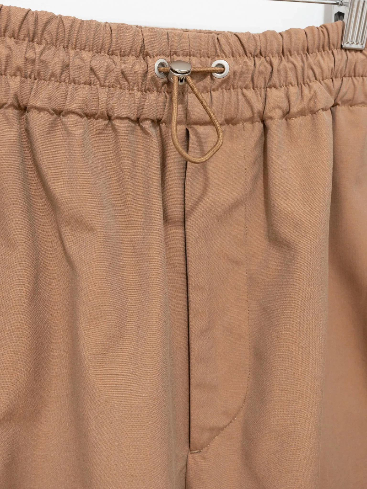Finx Tussah Chambray Easy Pants - Brown Chambray