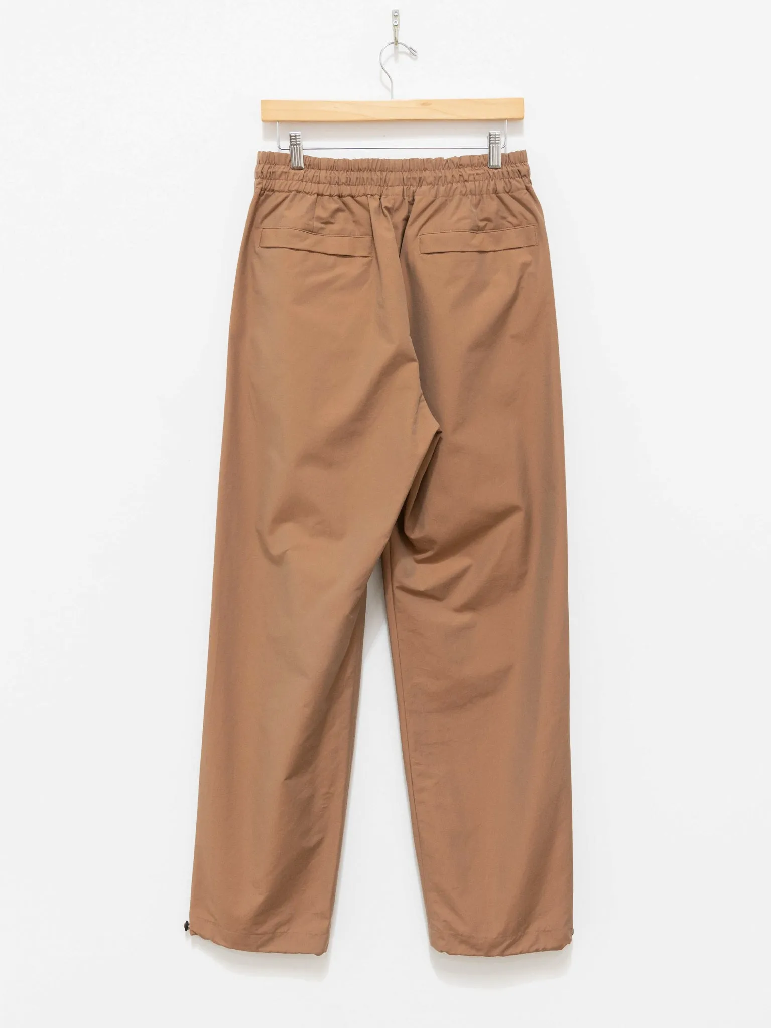 Finx Tussah Chambray Easy Pants - Brown Chambray