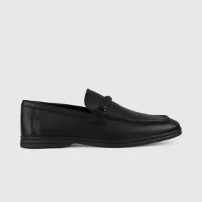 Formales Leather Loafers Black 2241A-1