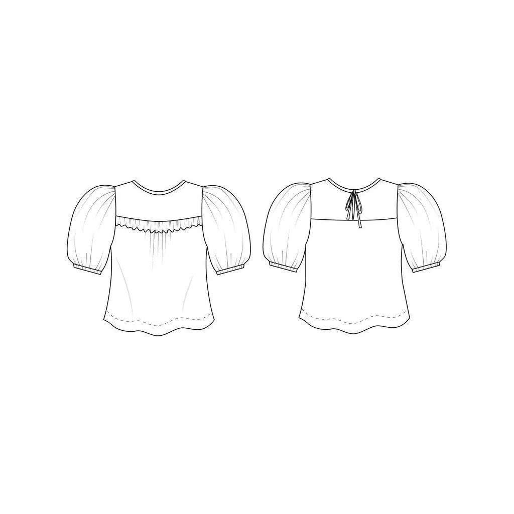 Friday Pattern Co - Sagebrush Top