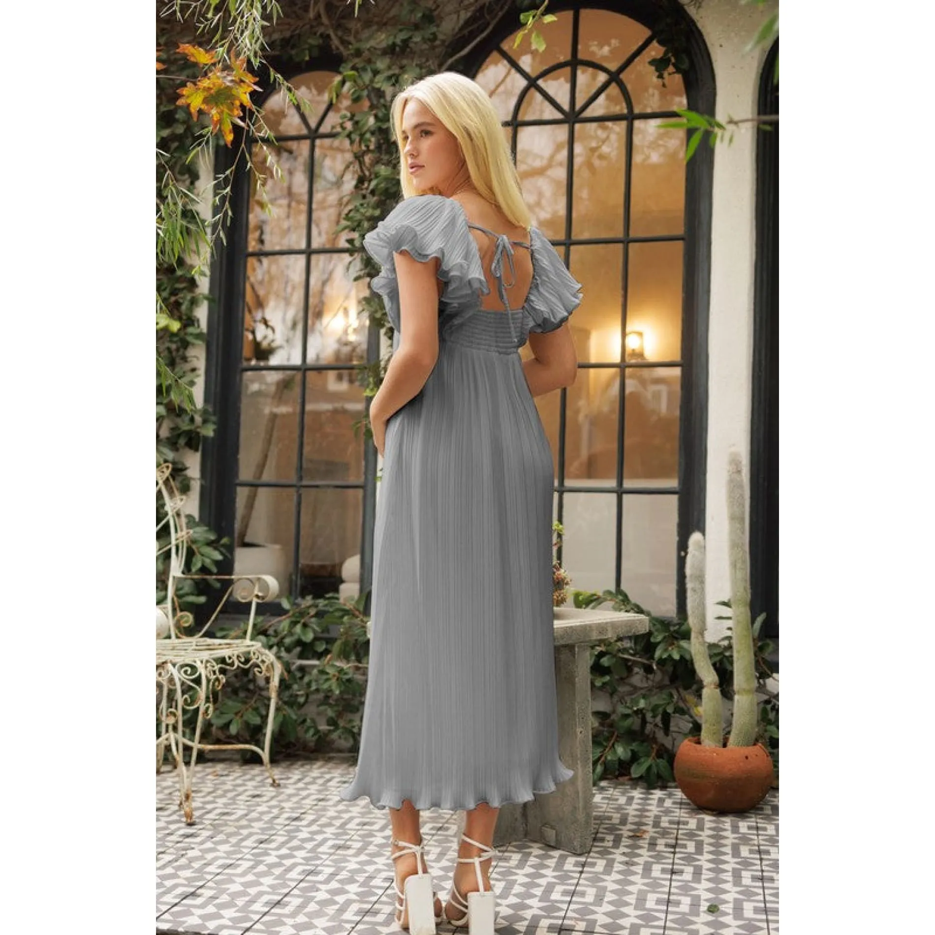 Hearts A Flutter Midi Dress