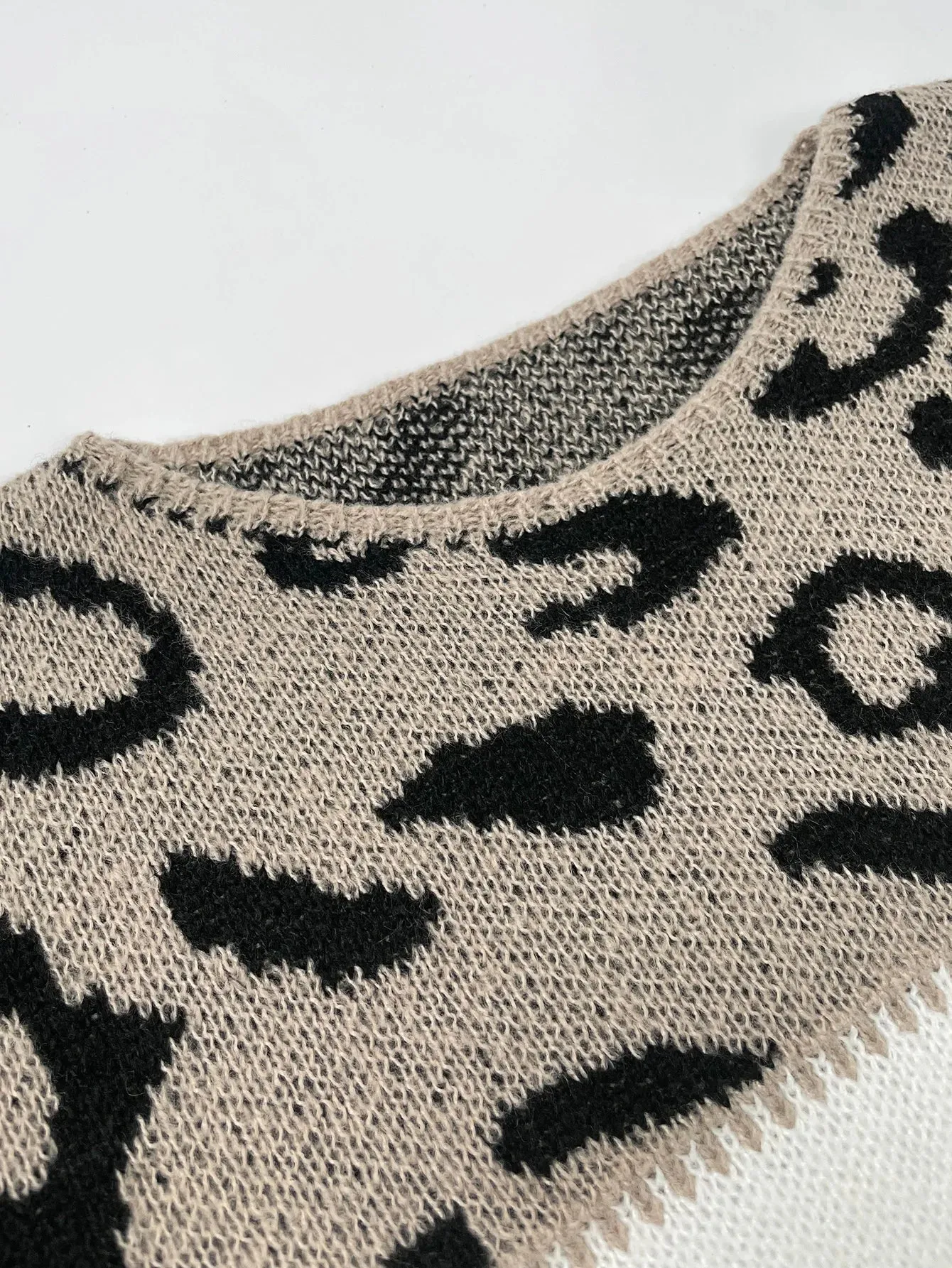 Helena Leopard Print Sweater
