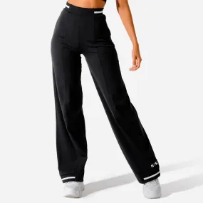 Hybrid Wide Leg Pants - Black