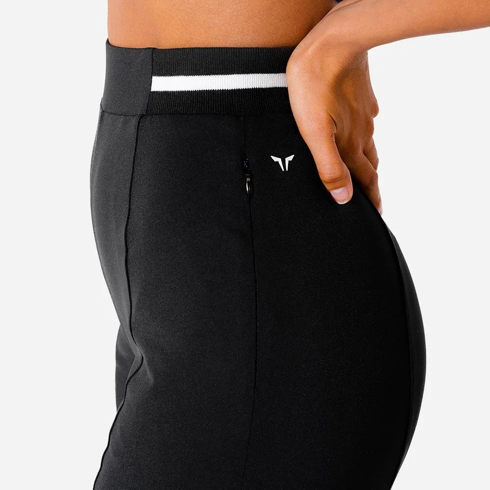 Hybrid Wide Leg Pants - Black