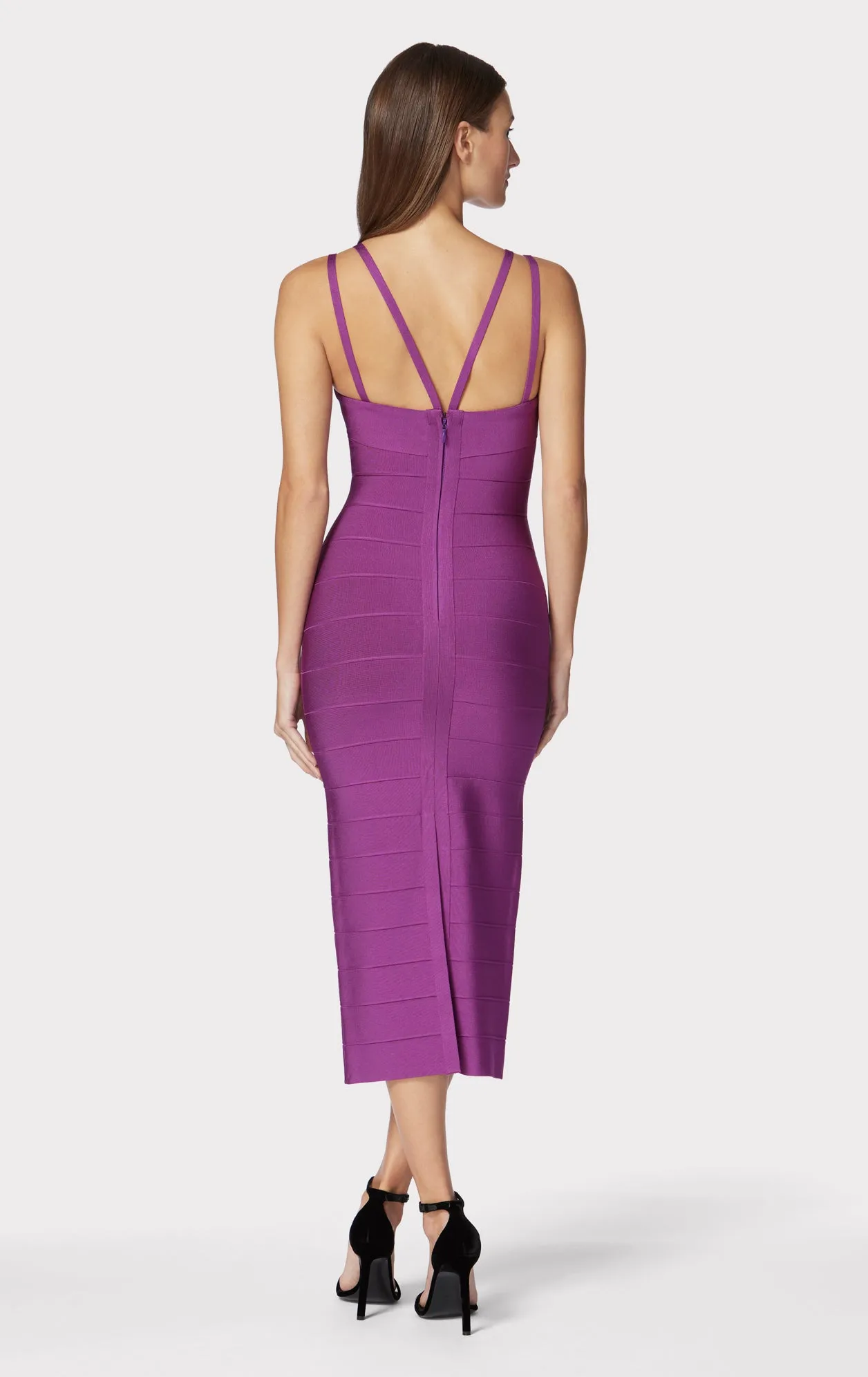 ICON STRAPPY MIDI DRESS