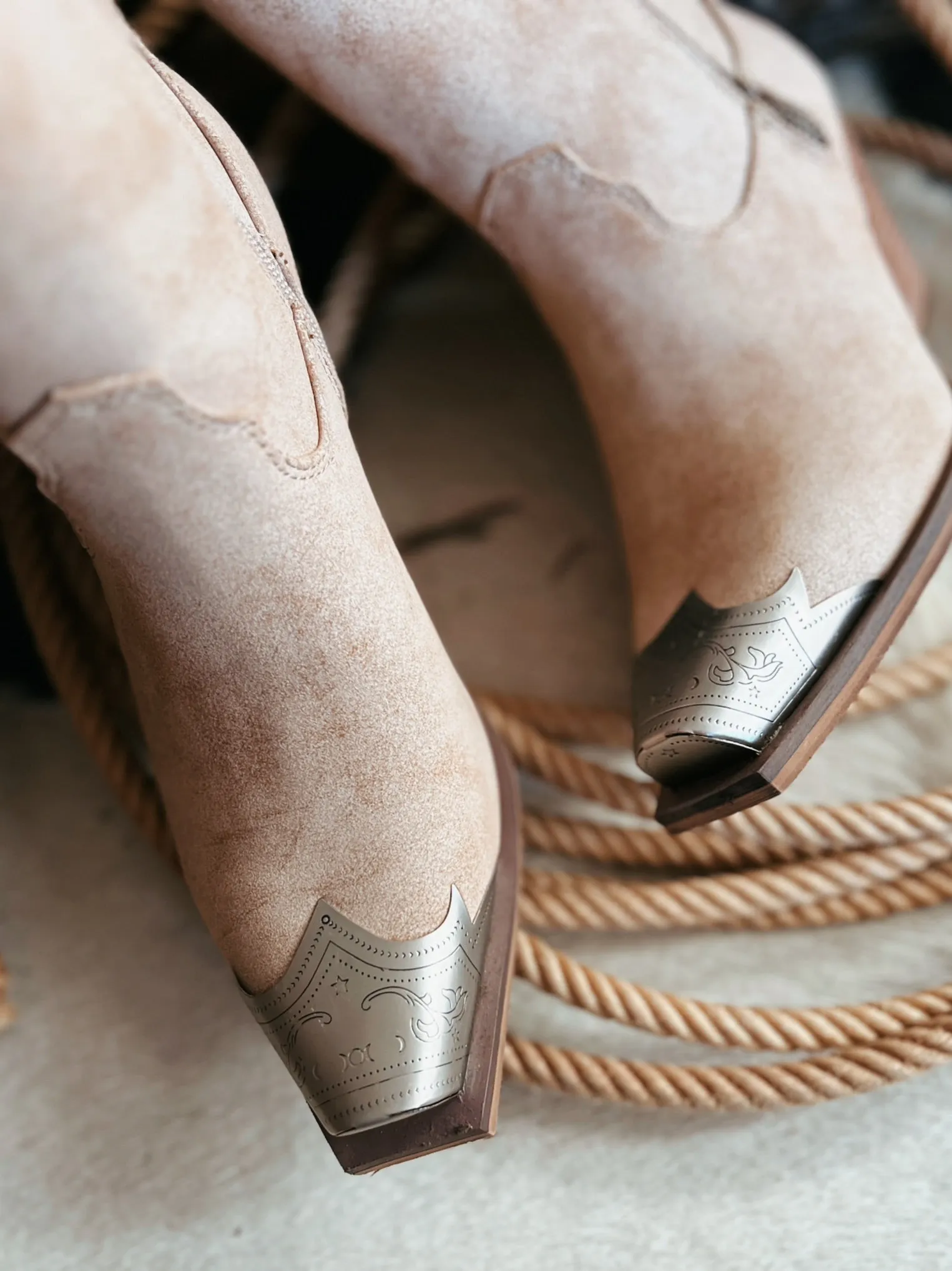 Jimi Nude Booties