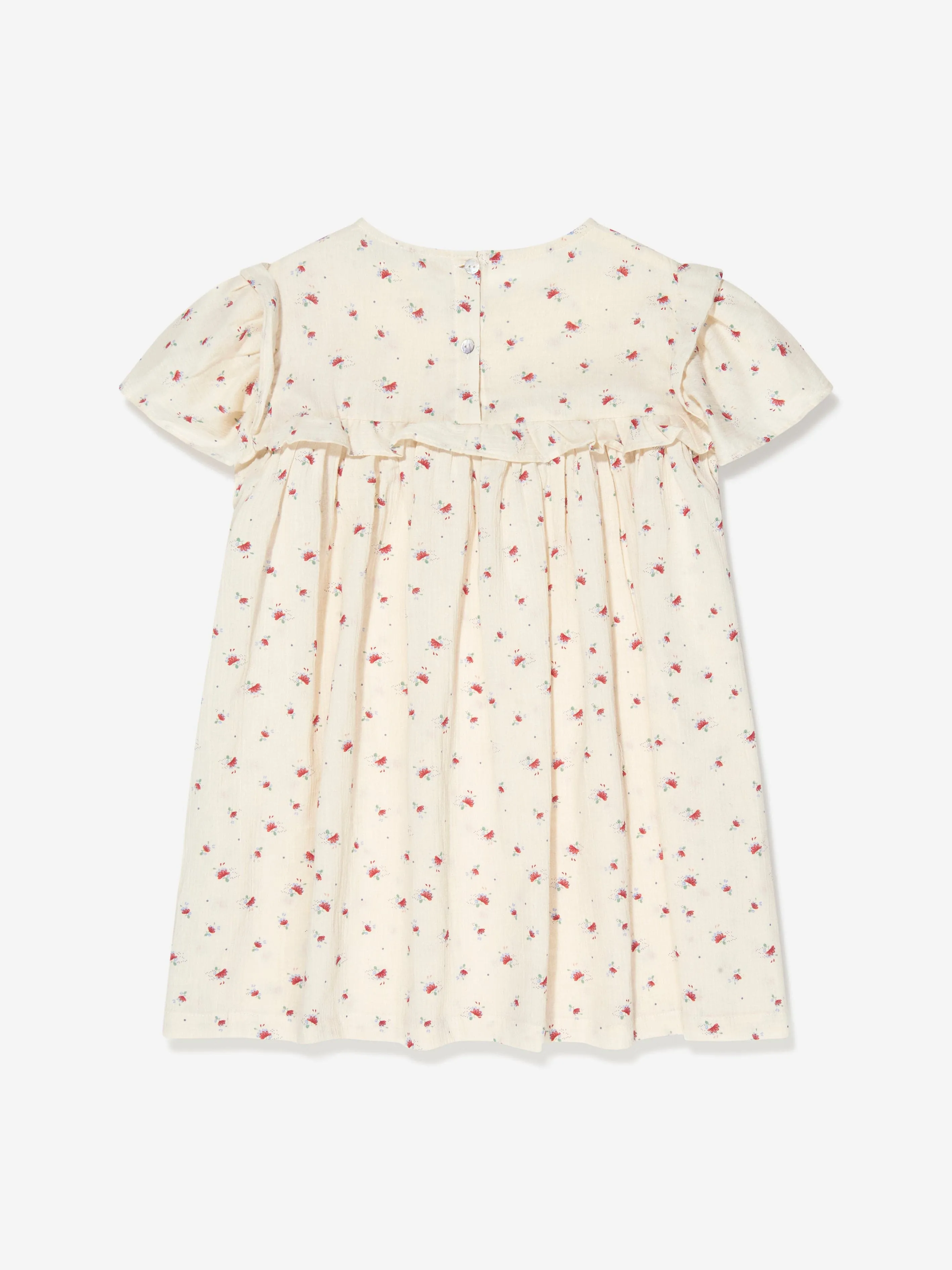 Konges Slojd Girls Cotton Short Sleeve Dress