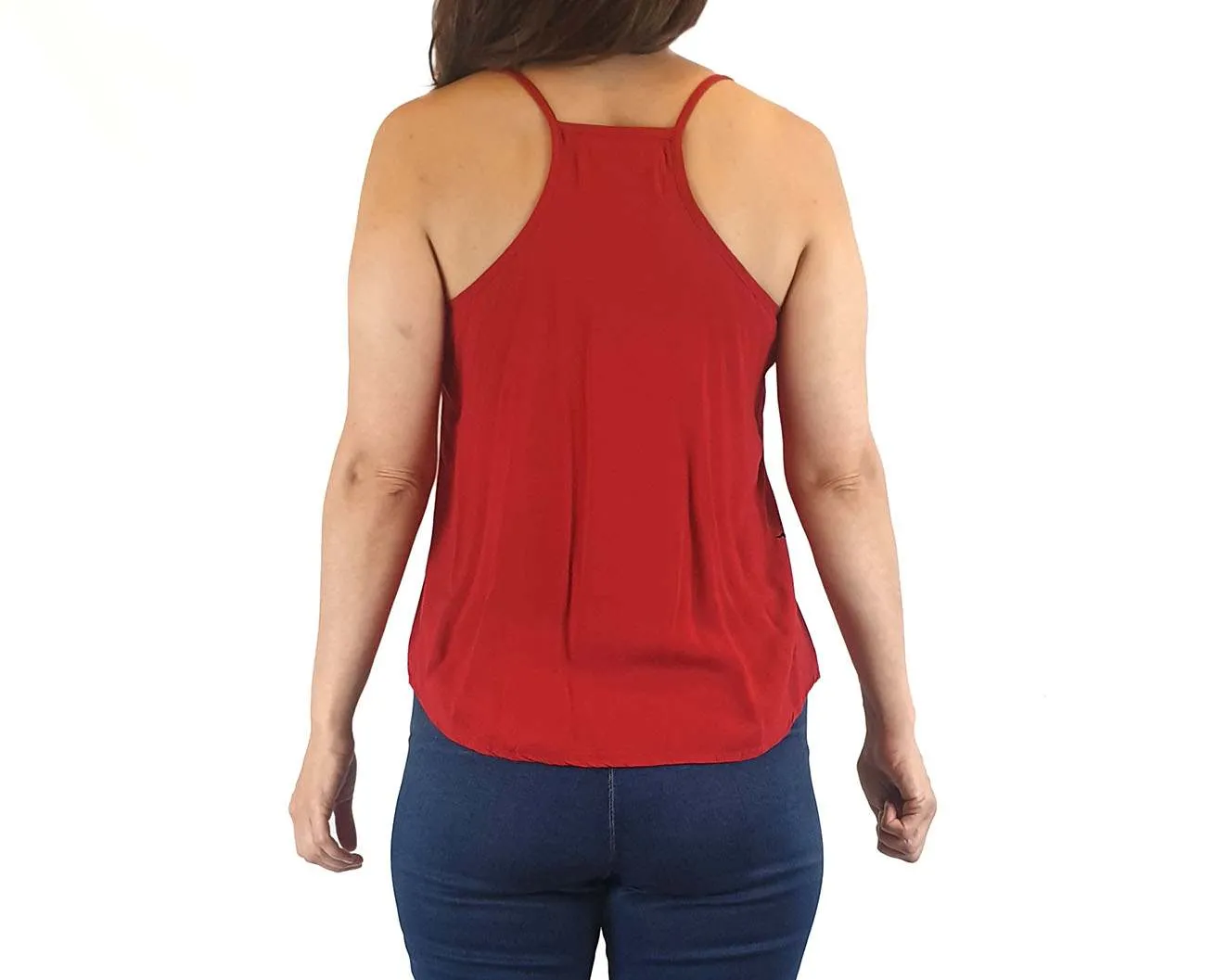 Kuwaii red singlet top size 6 (fits 6-8)
