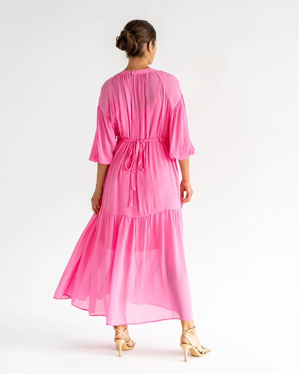 Laurent Dress - Orchid Pink