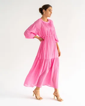 Laurent Dress - Orchid Pink