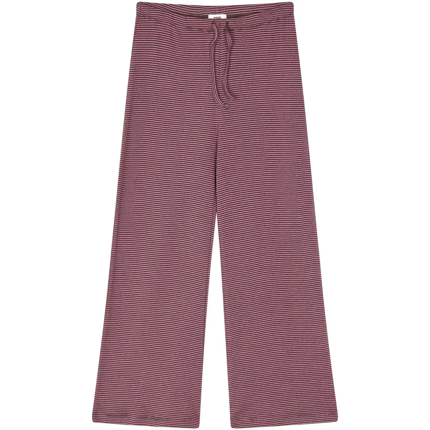 Mads Nørgaard Rosin/Carmine Rose 2x2 Cotton Stripe Verona Pants