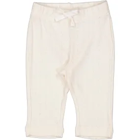 MarMar Modal Pointelle Flour White Pitti Pants