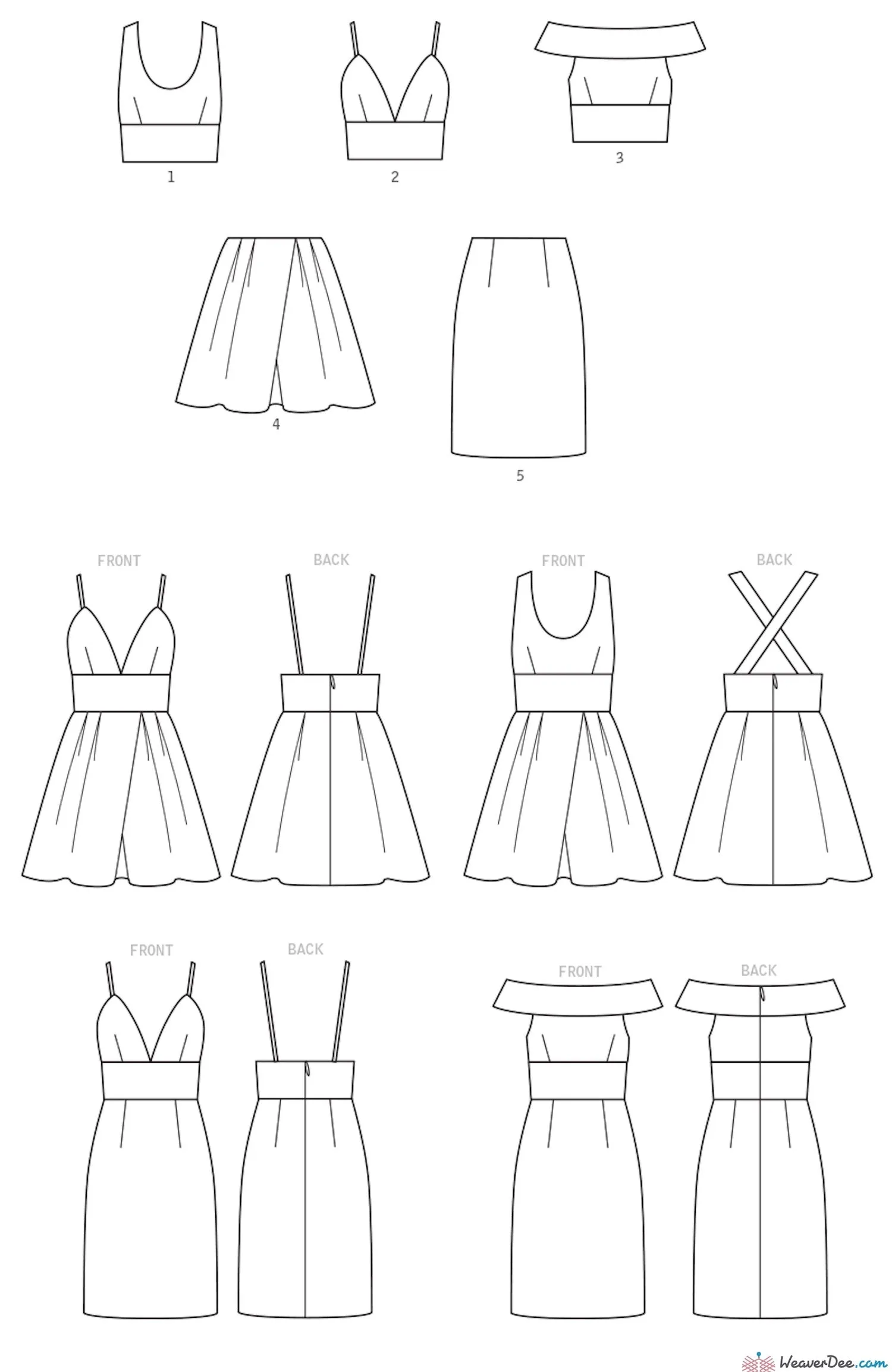 McCall's Pattern M7719 Misses' Dresses