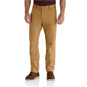 Men's Rugged Flex Relaxed Fit Canvas Double-front Utility Work Pant